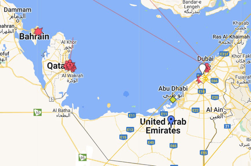 The Gulf QATAR UAE December 2022 TERRORISM TARGET